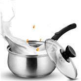 Charms Stainless-Steel Sauce Pan with Glass Lid |16JAC10| 16cm