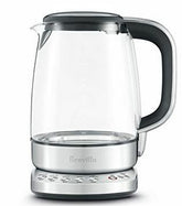 Breville Kettle |BKE830CLR| 1.7L, variable temperature with crystal clear Schott glass "the IQ Kettle™ Pure"