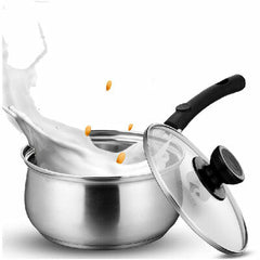 Charms Stainless-Steel Sauce Pan with Glass Lid |18JAC10| 18cm