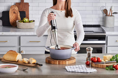 Braun MultiQuick Immersion Hand Blender with 2-Cup Food Processor, Whisk, Beaker: 500W, black | MQ7035