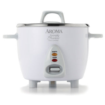 Aroma Rice Cooker |ARC753SG| 3 Cup with stainless steel inner pot