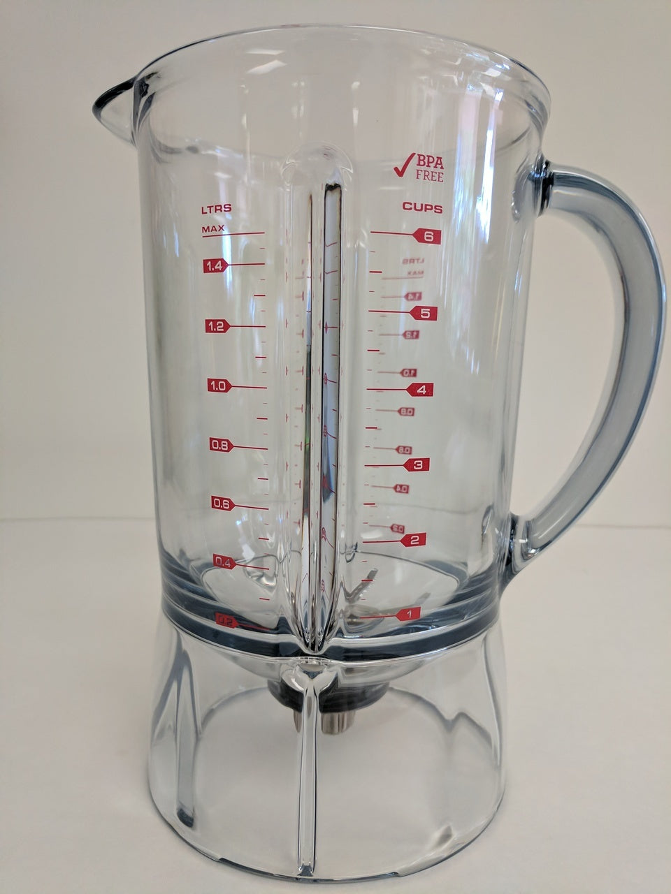 Breville : SP0000474 | Tritan Plastic Jar (with RED letters) with Blade Assembly for BBL-605XL & BBL-550/600XL