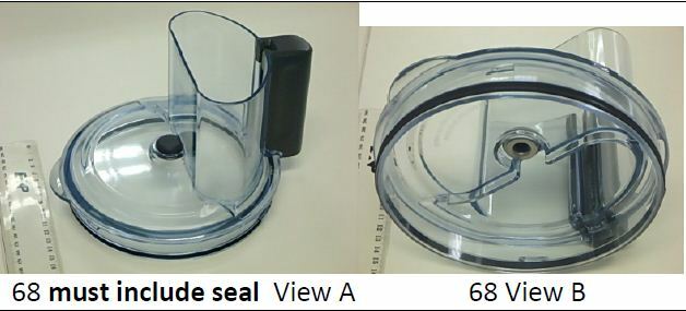 Breville : SP0010340 | LID for workbowl for BFP660SIL DISCONTINUED