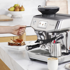 Breville The BARISTA TOUCH IMPRESS Espresso Maker | BES881BSS | 1750W, Touch Screen, Brushed Stainless Steel