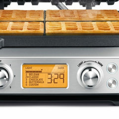 Breville Waffle Maker |BWM640BSS| 1800W, 4-slice, with WaffleIQ
