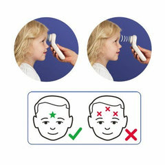 Braun Forehead Thermometer No Touch, incl 2x AA batt | BNT400CA